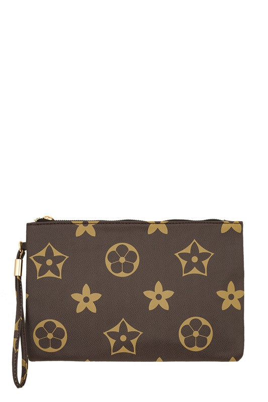 Star Geometric Pattern Clutch