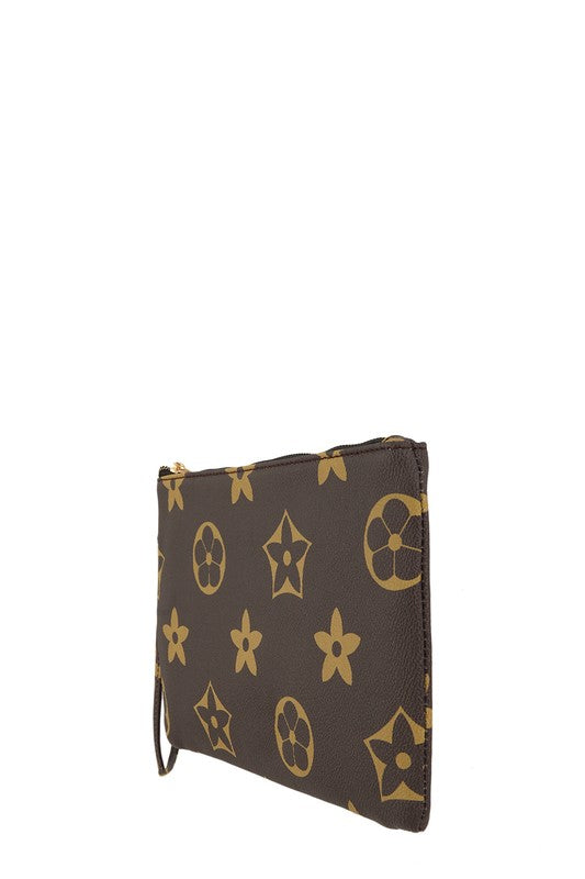 Star Geometric Pattern Clutch