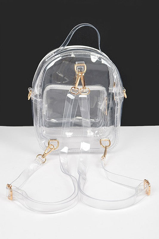 Transparent Cleared Stadium Small Backpack