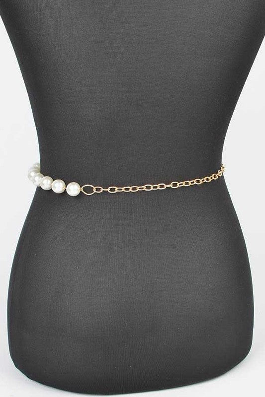 Pearl Station Iconic Chain Belt