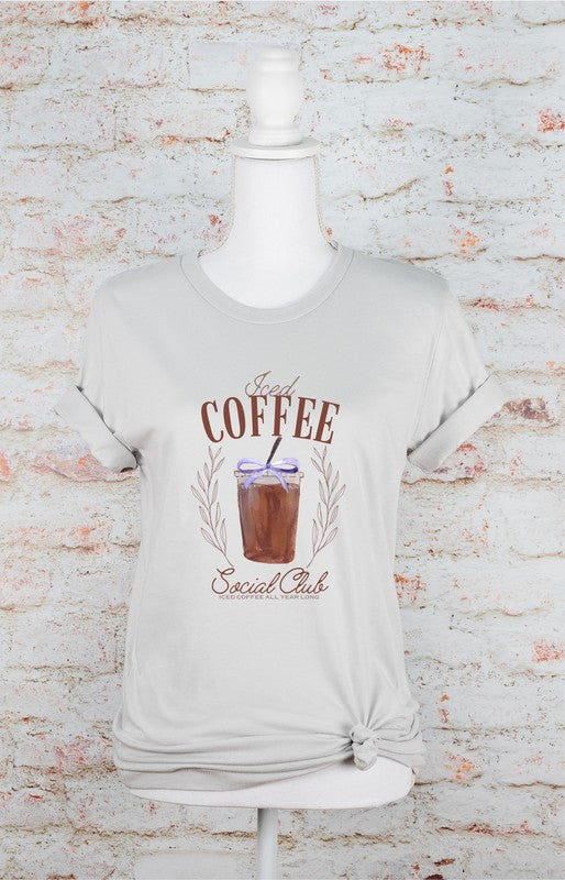 Iced Coffee Social Club Graphic Tee