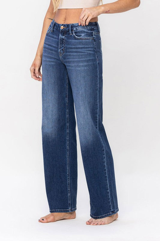 High Rise Loose Fit Jeans