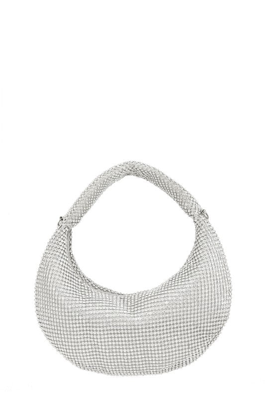 Rhinestone Round Handle Bag