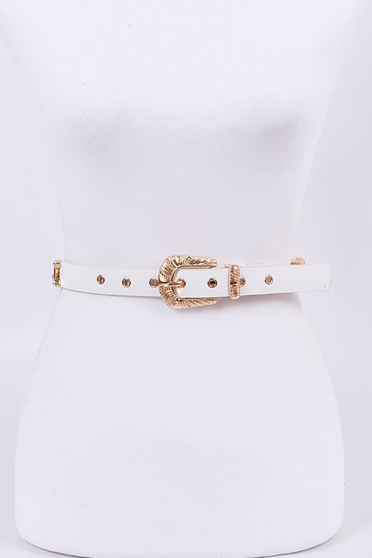 Chunky Chain Accent Iconic Belt