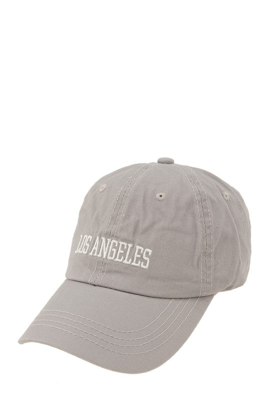 LOS ANGELES Embroidery Cotton Cap