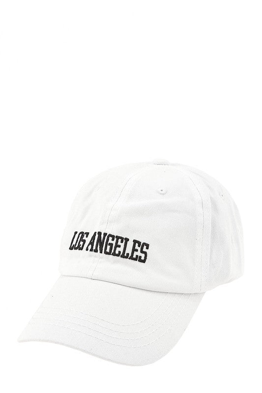 LOS ANGELES Embroidery Cotton Cap