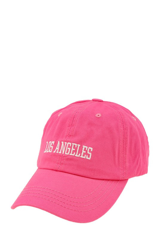 LOS ANGELES Embroidery Cotton Cap