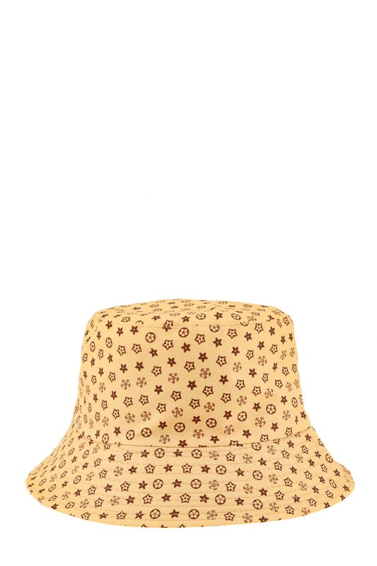 Pattern Print Bucket Hat