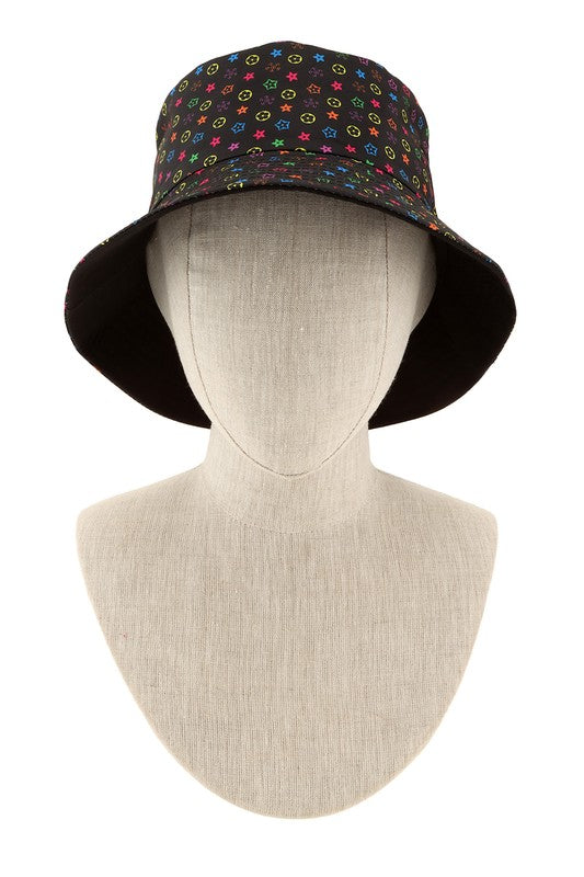 Pattern Print Bucket Hat