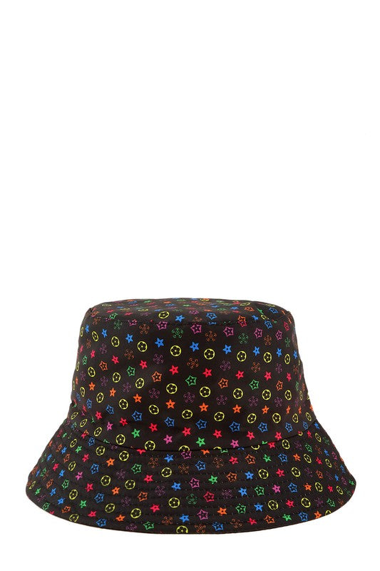 Pattern Print Bucket Hat