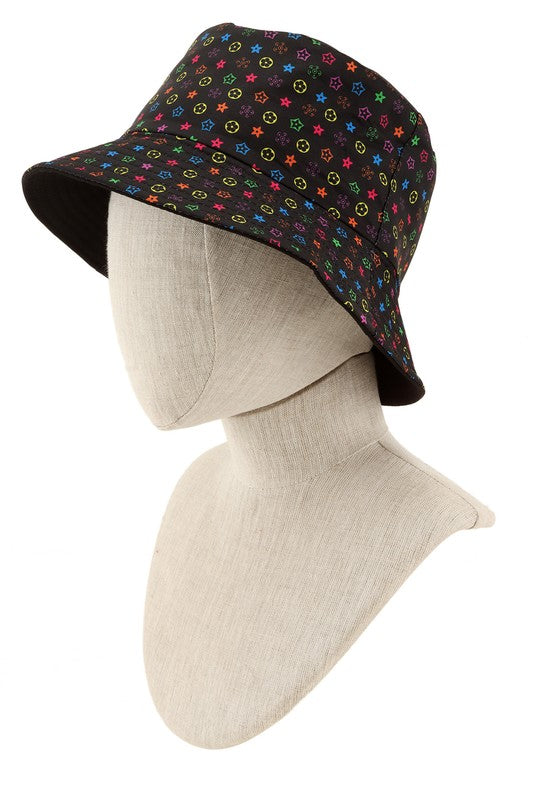 Pattern Print Bucket Hat