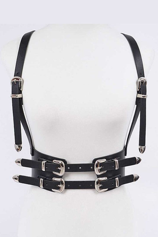 Buckle Suspender Corset Belt