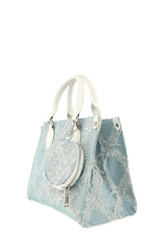 Rhinestone and Crossbody Bag