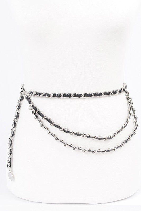 Fashion Layered Chain Belt