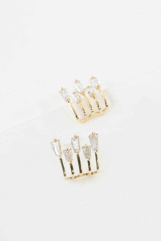 Kalimba Post Earrings