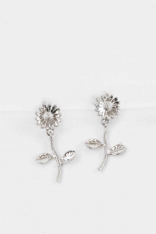 Sunflower Dangle Earrings