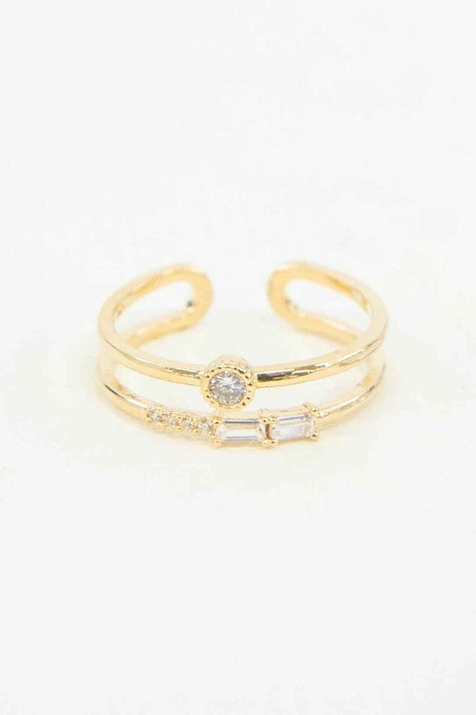 Neo Double Layer Adjustable Ring