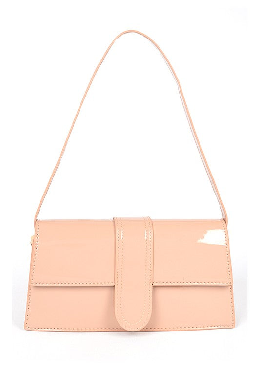 Patent Finish Iconic Shoulder Bag