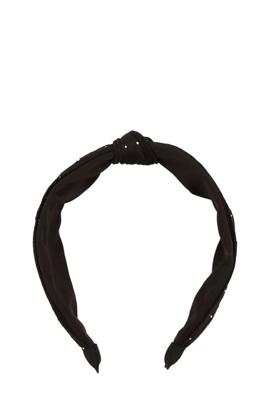 Stone Studded Mid Knot Headband