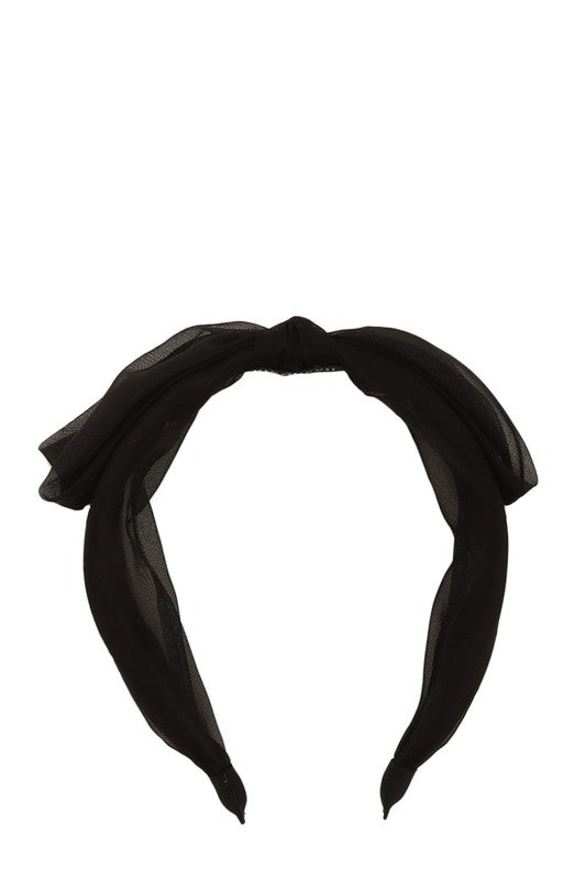 Mid Knot Ribbon Headband