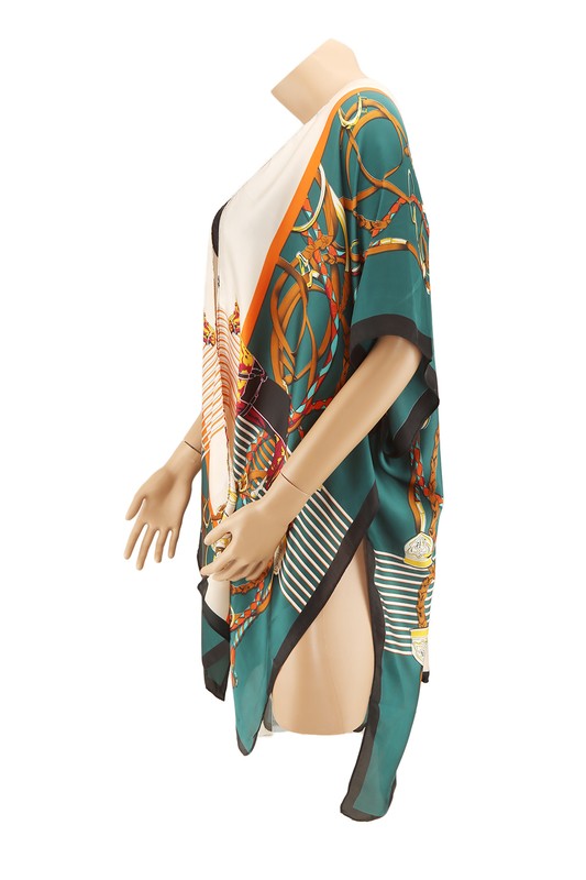 Middle Age Print Kimono