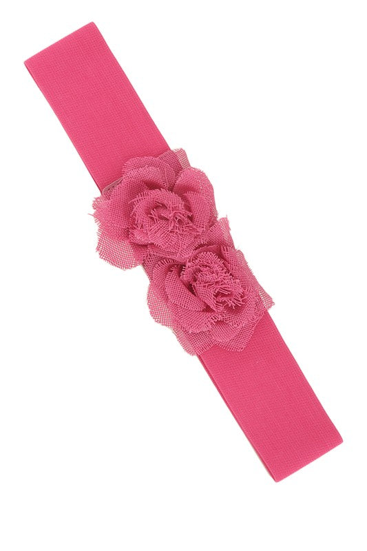 Double Flower Elastic Belt