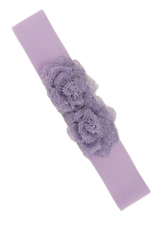 Double Flower Elastic Belt