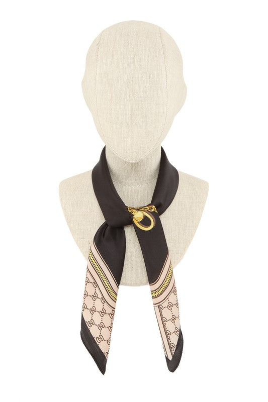 Luxury Chain Print Scarf