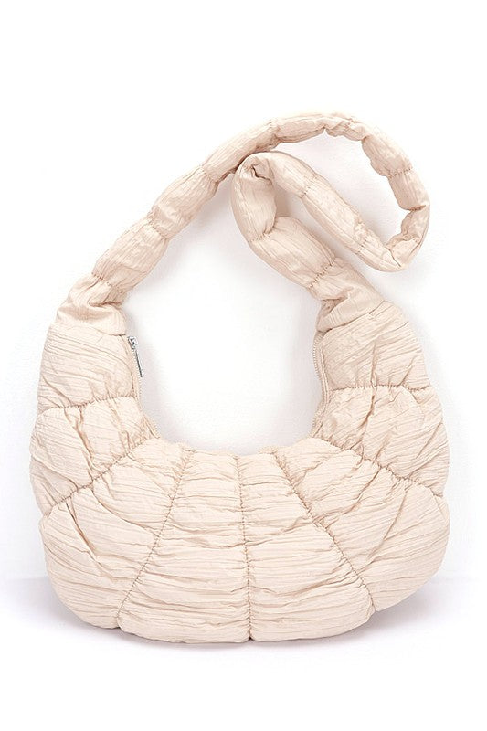 Quilted Puffer Oversize Hobo Bag