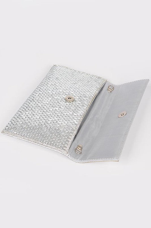 Rhinestone Iconic Envelope Clutch