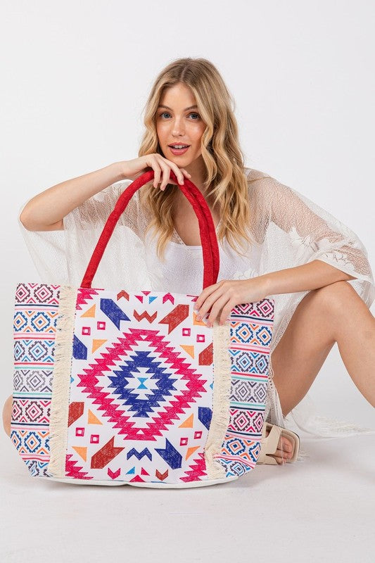 Abstract Pattern Tote Bag