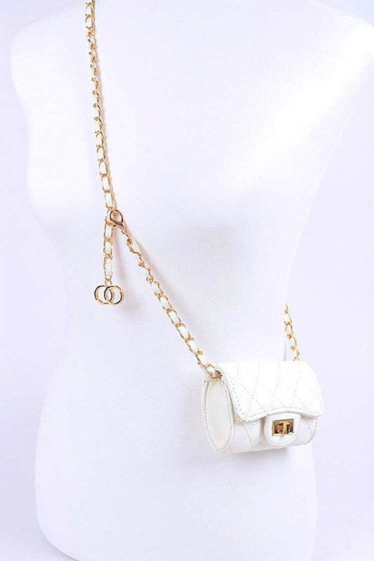 Chain Accent Crossbody Bag