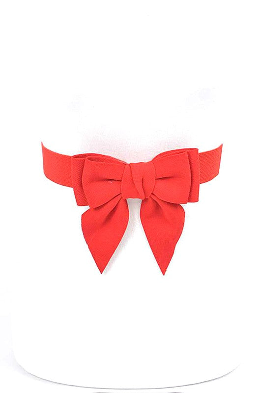 Bow Tie Fashion Elastic Belt