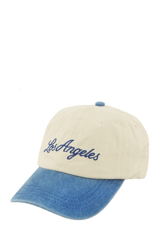 Los Angeles Embroidery Cotton Cap