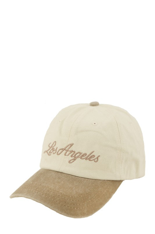 Los Angeles Embroidery Cotton Cap