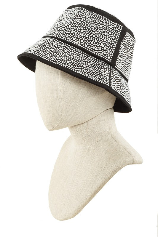 Full Rhinestone Bucket Hat