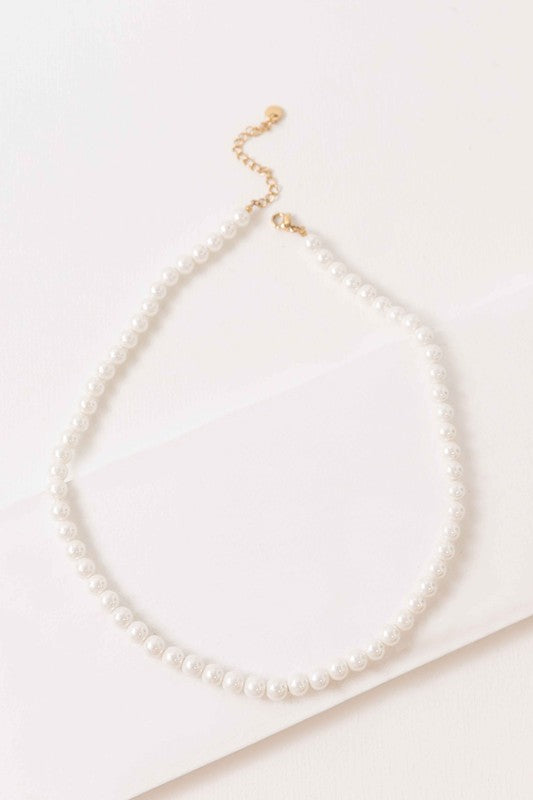 Round Pearl Necklace