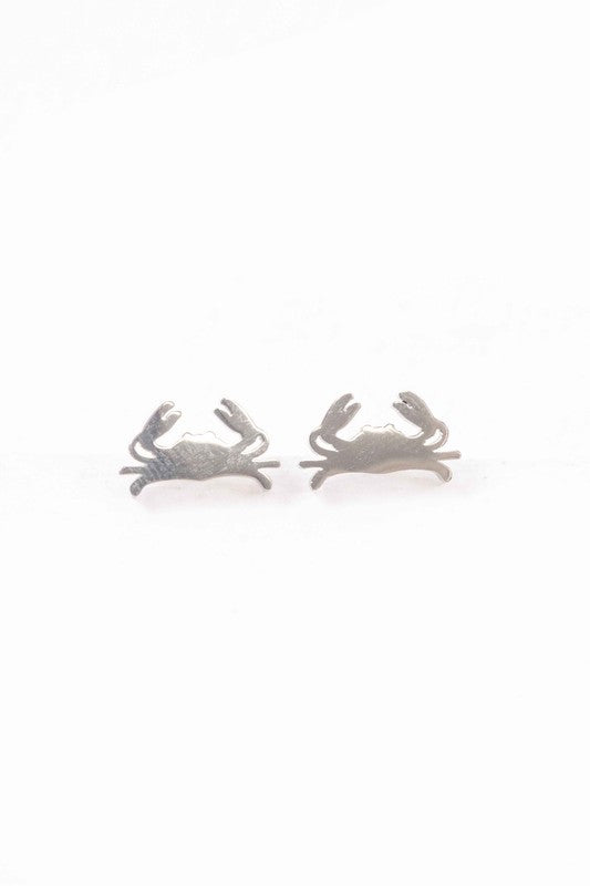 Crab Charm Earrings