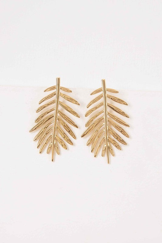 Palm Statement Earrings