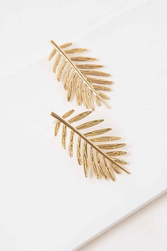 Palm Statement Earrings