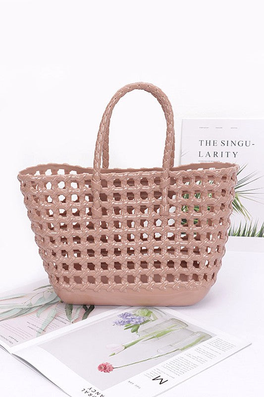 Open Weaved Small Jelly Tote