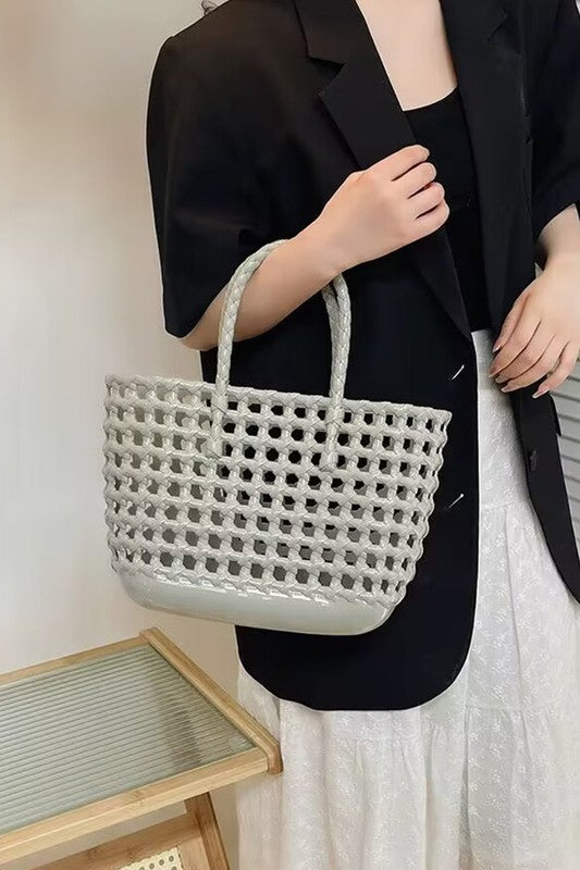 Open Weaved Small Jelly Tote