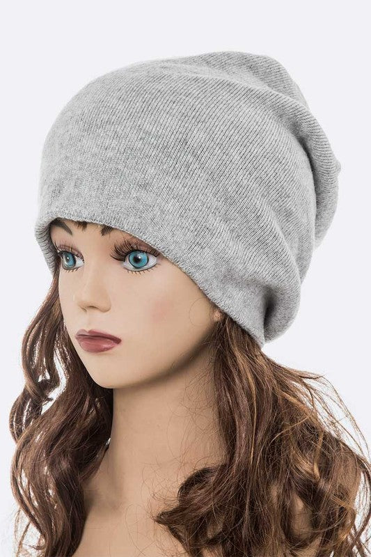 Double Layer Soft Convertible Beanie