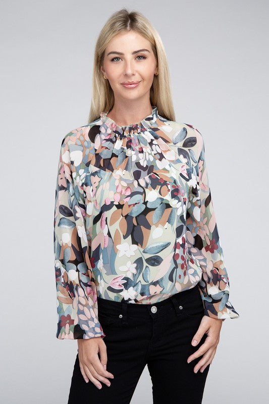 Chiffon Floral Blouse