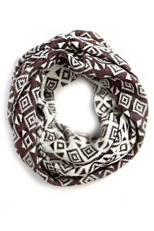 Geo Pattern Fashion Infinity Scarf