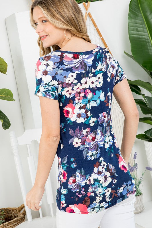 FLORAL TUNIC TOP