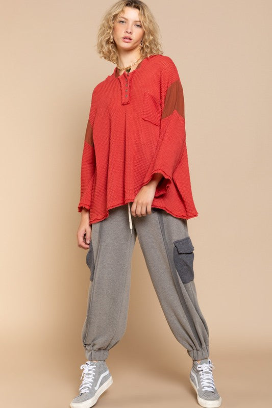 Bell Sleeve Oversized Fit Sweater Top