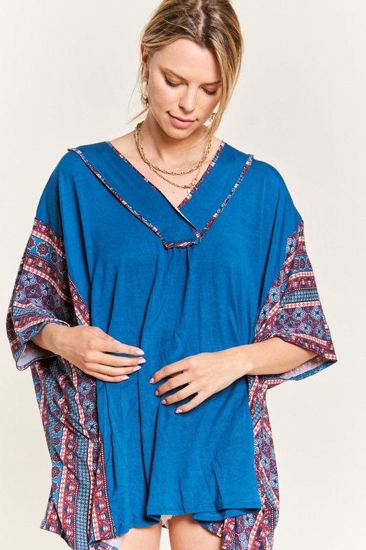 BOHEMIAN PONCHO TUNIC KRT1584