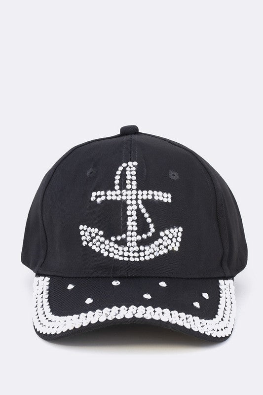 Crystal Anchor Canvas Cap