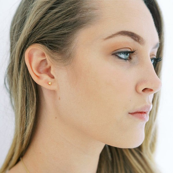 Mini Triangle Stud Earrings